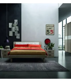 Letto matrimoniale con giroletto Vela Santalucia a prezzo ribassato