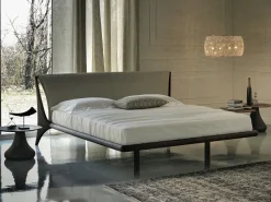 Letto matrimoniale con giroletto Nelson Cattelan italia a prezzo scontato