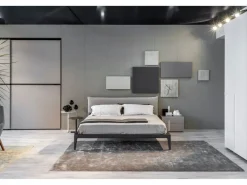 Letto matrimoniale con giroletto Bun * Md house a prezzo ribassato
