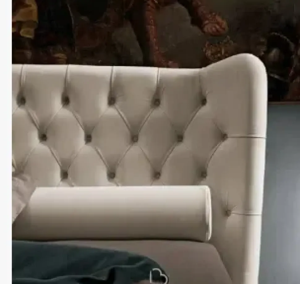 Letto matrimoniale con giroletto Tommy a prezzo riservato