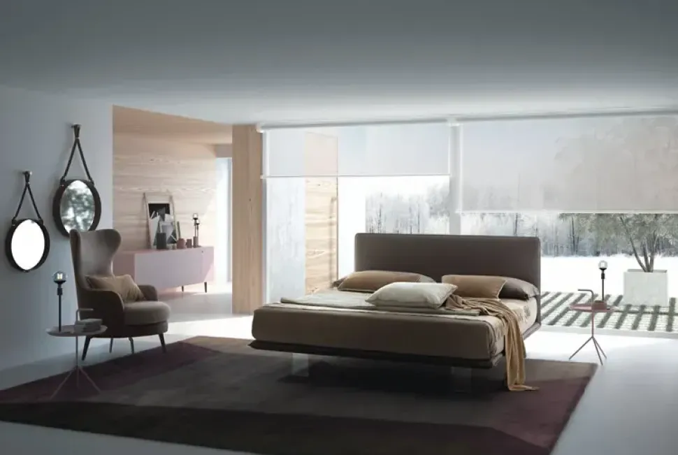 Letto matrimoniale con piedini Snap Le comfort a prezzo scontato