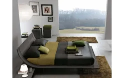 Letto matrimoniale con piedini Aqua Presotto a prezzo ribassato