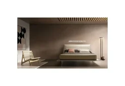 Letto matrimoniale con piedini Jt Samoa a prezzo scontato