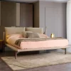 Letto matrimoniale con piedini Cayman outlet Diotti.com a prezzo scontato