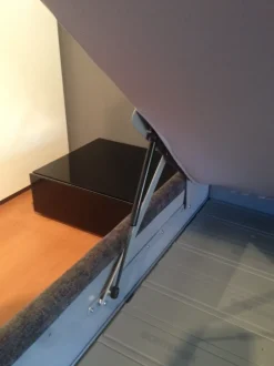 Letto matrimoniale design Topazio Bontempi a prezzo scontato