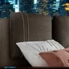 Letto matrimoniale design Letto imbottito road Mobilificio bellutti a prezzo scontato