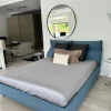 Letto matrimoniale design Linus Rosini a prezzo ribassato