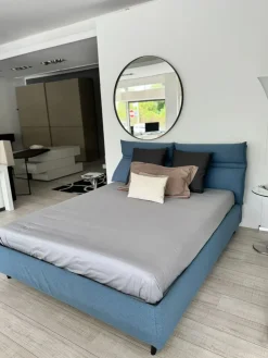 Letto matrimoniale design Linus Rosini a prezzo ribassato