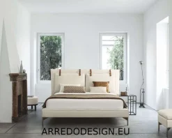 Letto matrimoniale design Sp 2802 basso Twils a prezzo scontato