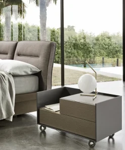 Letto matrimoniale design Milo  Sangiacomo a prezzo scontato