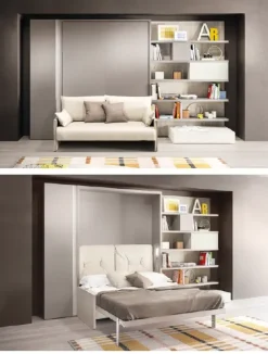 Letto matrimoniale design Penelope 2 sofa' boiserie Clei a prezzo ribassato