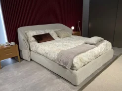 Letto matrimoniale design Hide Novamobili a prezzo ribassato