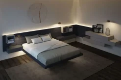 Letto matrimoniale design Sorvolo Fimar a prezzo ribassato