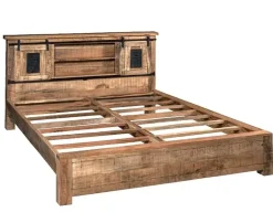 Letto matrimoniale design Industrial Outlet etnico a prezzo scontato