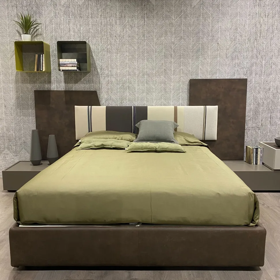 Letto matrimoniale design Sommier diagonal Tomasella a prezzo ribassato