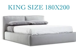Letto matrimoniale Herman king size 180 Collezione esclusiva con uno sconto IMPERDIBILE