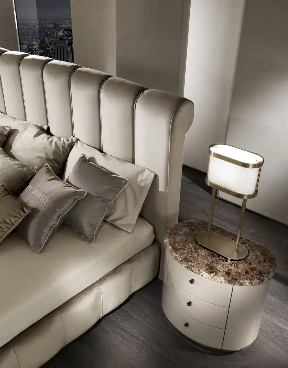 Letto matrimoniale Letto modello principato diversi rivestimenti Md work con un ribasso IMPERDIBILE