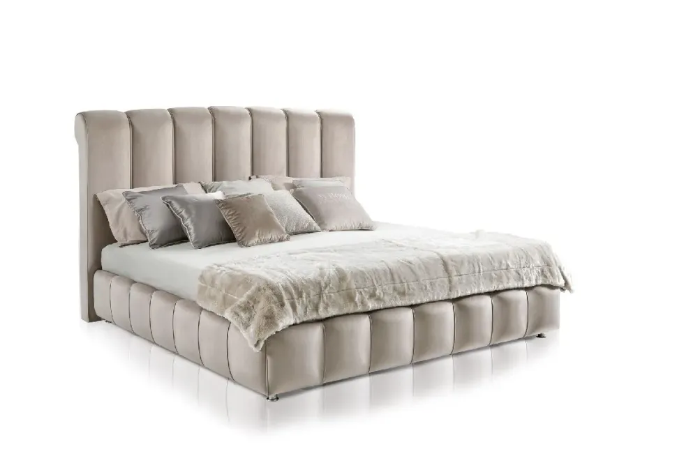 Letto matrimoniale Letto modello principato diversi rivestimenti Md work con un ribasso IMPERDIBILE