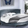 Letto matrimoniale Letto rotondo luxury velluto Md work con uno sconto IMPERDIBILE