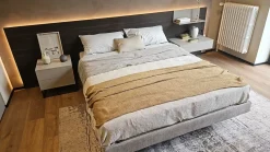 Letto matrimoniale moderno Side Adok a prezzo scontato