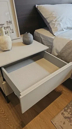 Letto matrimoniale moderno Side Adok a prezzo scontato