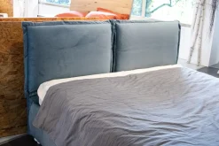 Letto matrimoniale moderno Jastine Ergogreen a prezzo scontato