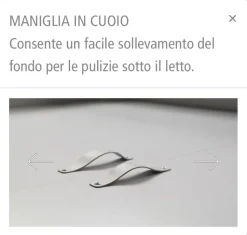 Letto matrimoniale moderno Jasm Ergogreen a prezzo scontato