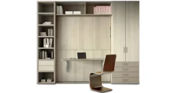 Letto matrimoniale moderno Letto/scrivania/libreria/armadio Artigianale a prezzo ribassato