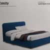 Letto matrimoniale moderno Gin air emily tango Collezione esclusiva a prezzo ribassato