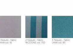 Letto matrimoniale moderno Carolina 3 tessuti Stilfar a prezzo scontato