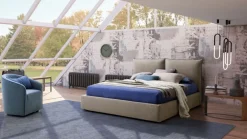 Letto matrimoniale moderno Allen Le comfort a prezzo ribassato