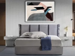 Letto matrimoniale moderno Q Crippa salotti a prezzo ribassato