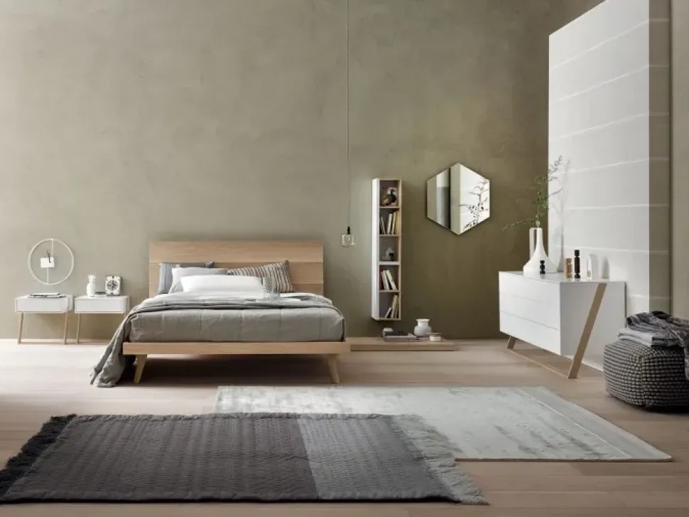 Letto matrimoniale moderno Forest Ballancin a prezzo scontato