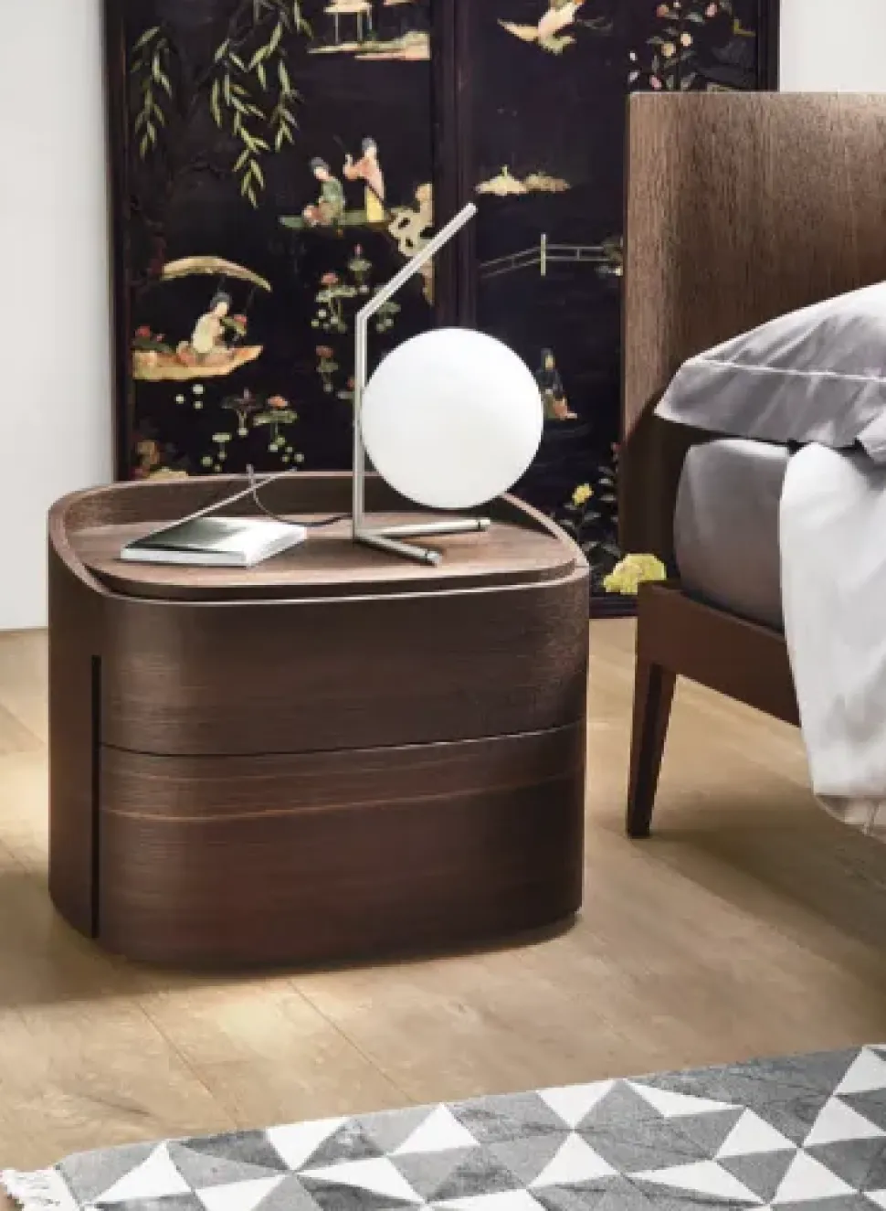 Letto matrimoniale moderno Aliante Sangiacomo a prezzo scontato