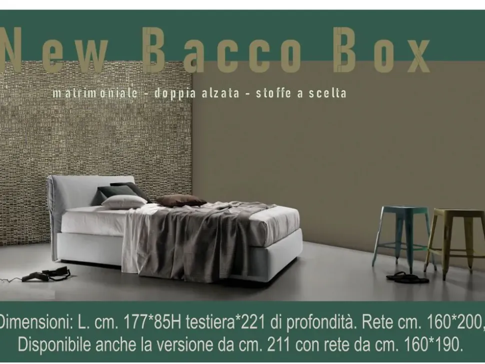 Letto matrimoniale New bacco Excò con un ribasso IMPERDIBILE