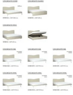 Letto matrimoniale Onda matrimoniale Zg mobili con un ribasso IMPERDIBILE