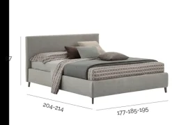 Letto matrimoniale Sander V&nice con uno sconto IMPERDIBILE
