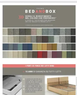 Letto matrimoniale Veles Biba salotti con un ribasso IMPERDIBILE