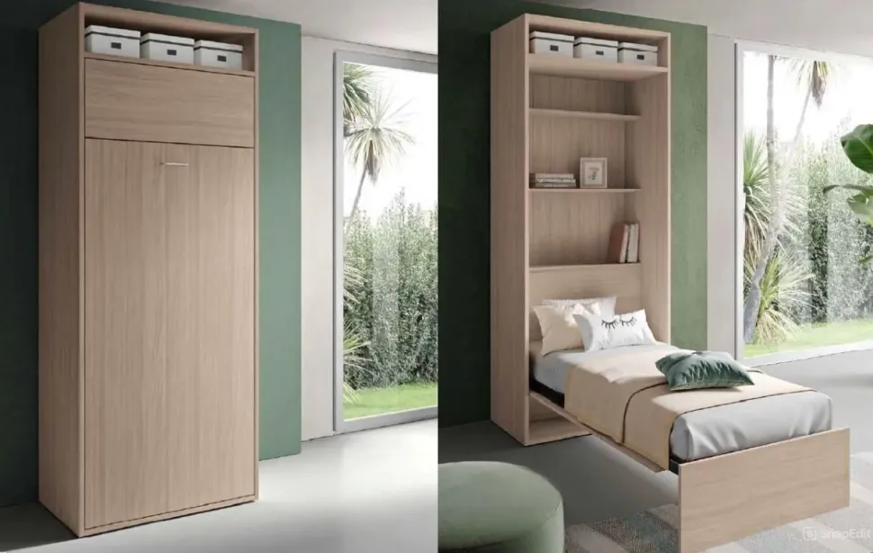 Letto moderno a scomparsa Trasformabili Mobilificio bellutti a prezzo scontato