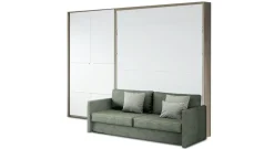 Letto moderno a scomparsa Composizione letto/divano/scrivania Artigianale a prezzo ribassato