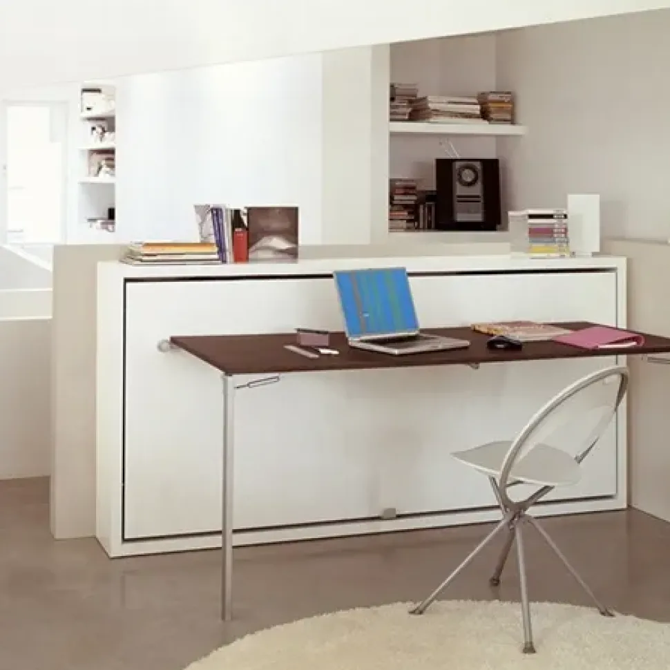 Letto moderno a scomparsa Poppi desk 90 Clei a prezzo scontato