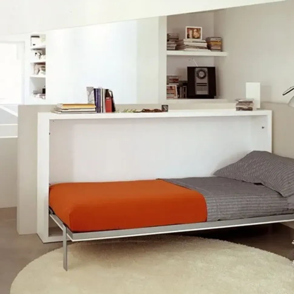 Letto moderno a scomparsa Poppi desk 90 Clei a prezzo scontato
