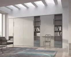 Letto moderno a scomparsa Basic matrimoniale Spinelli a prezzo scontato