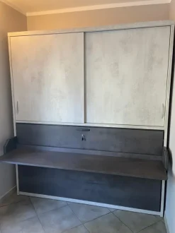 Letto moderno a scomparsa Hiro armadio Clever a prezzo scontato