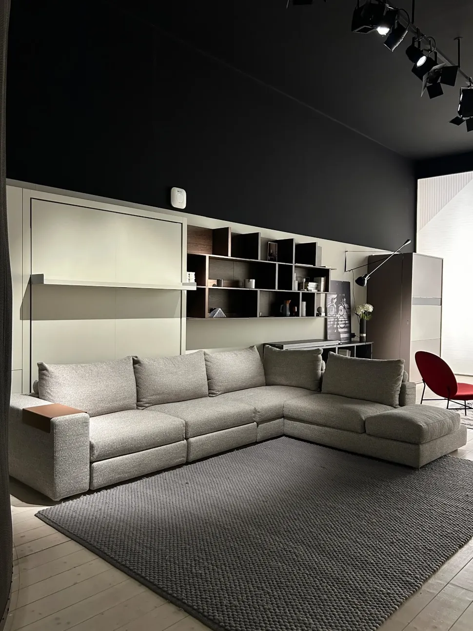 Letto moderno a scomparsa Tango - divano angolo Clei a prezzo scontato