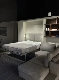 Letto moderno a scomparsa Tango - divano angolo Clei a prezzo scontato