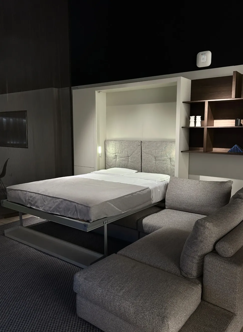 Letto moderno a scomparsa Tango - divano angolo Clei a prezzo scontato