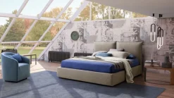 Letto moderno Allen Le comfort scontato 35%