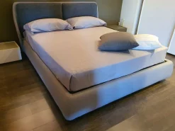 Letto moderno Bend grigio Ditre italia con un ribasso esclusivo