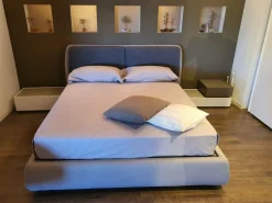 Letto moderno Bend grigio Ditre italia con un ribasso esclusivo